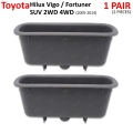 หลุมดึงประตู หลุมมือดึงในประตู ข้างซ้าย+ขวา 2 ชิ้น สีเทา สำหรับ Toyota KUN TGN Hilux Vigo Fortuner SUV 2WD 4WD ปี 2005-2014